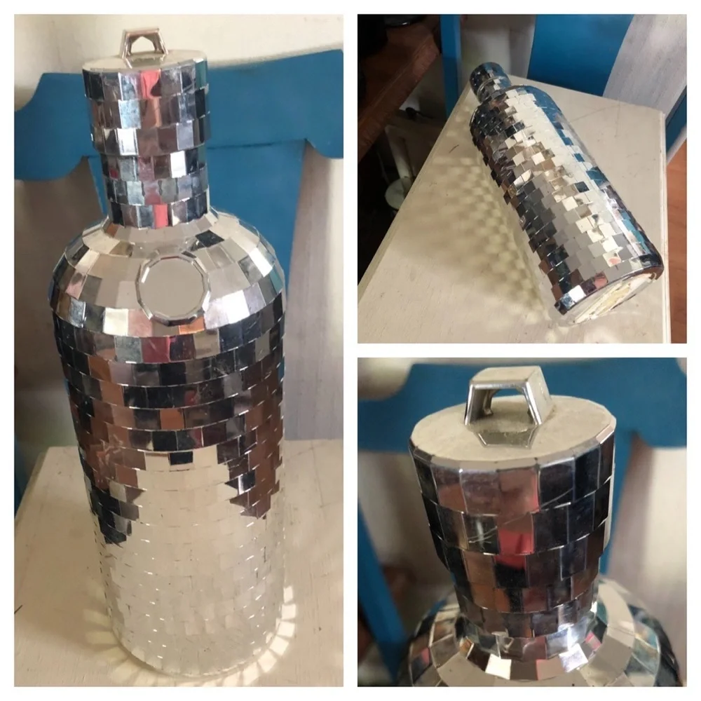 Mirrored Bottle Decoration